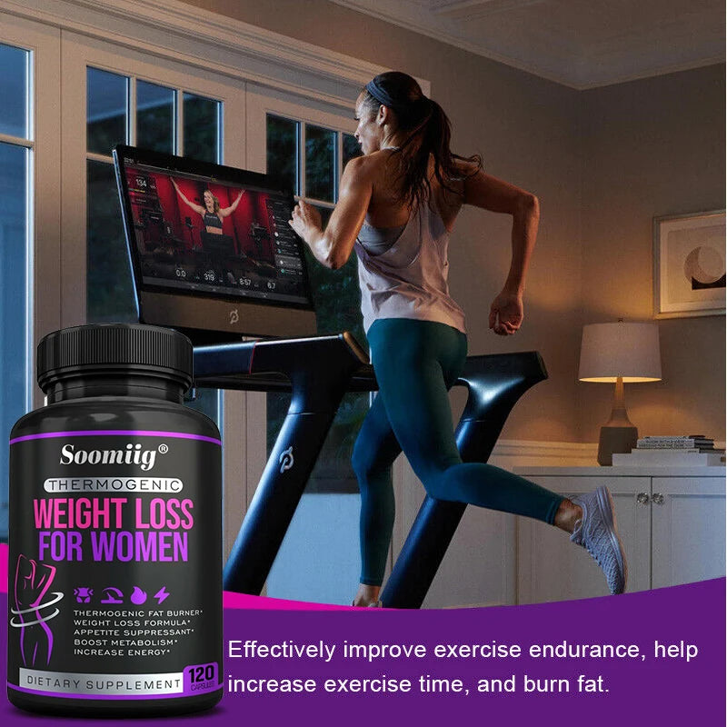 Thermogenic Fat Burner - Natural Appetite Suppressant,120 Capsules