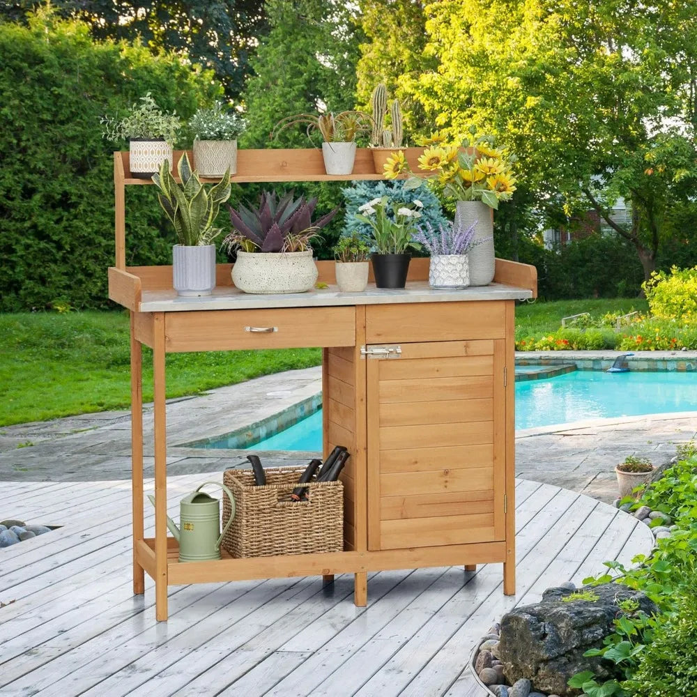Outdoor Garden Potting Bench