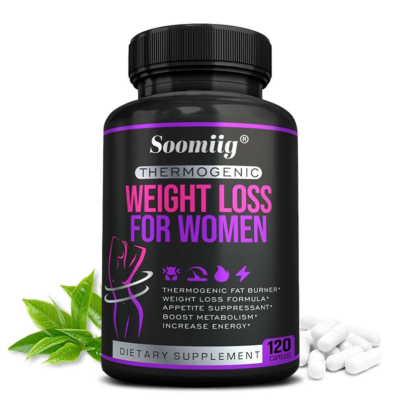 Thermogenic Fat Burner - Natural Appetite Suppressant,120 Capsules