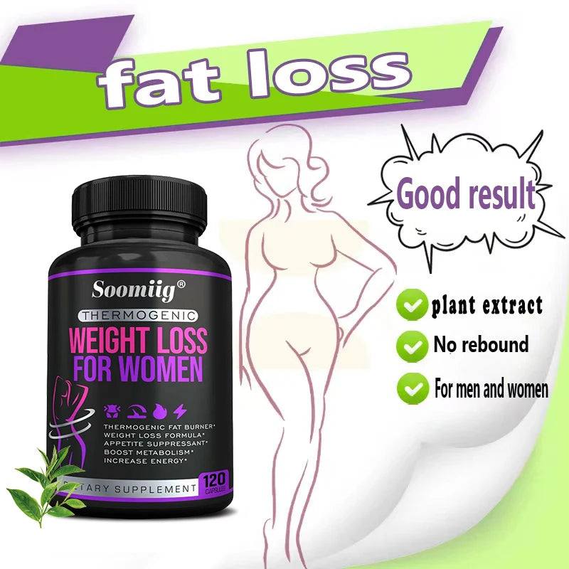 Thermogenic Fat Burner - Natural Appetite Suppressant,120 Capsules