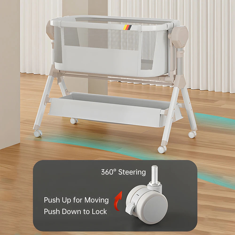 Rocking Newborn/Infant/Baby Bassinet/Crib Portable Travel Cradle