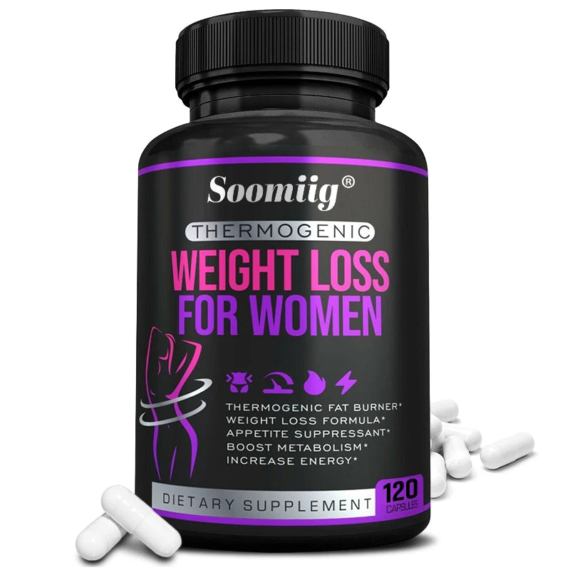 Thermogenic Fat Burner - Natural Appetite Suppressant,120 Capsules
