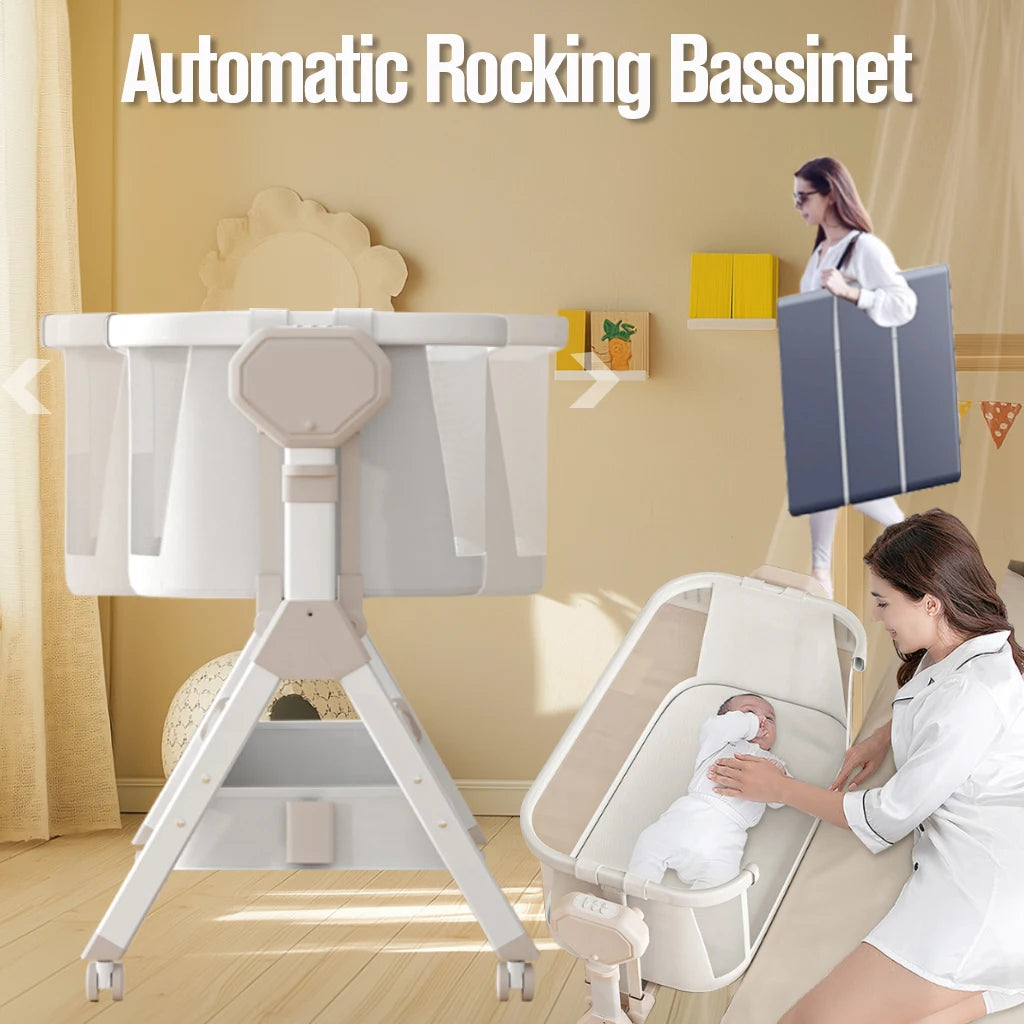 Rocking Newborn/Infant/Baby Bassinet/Crib Portable Travel Cradle