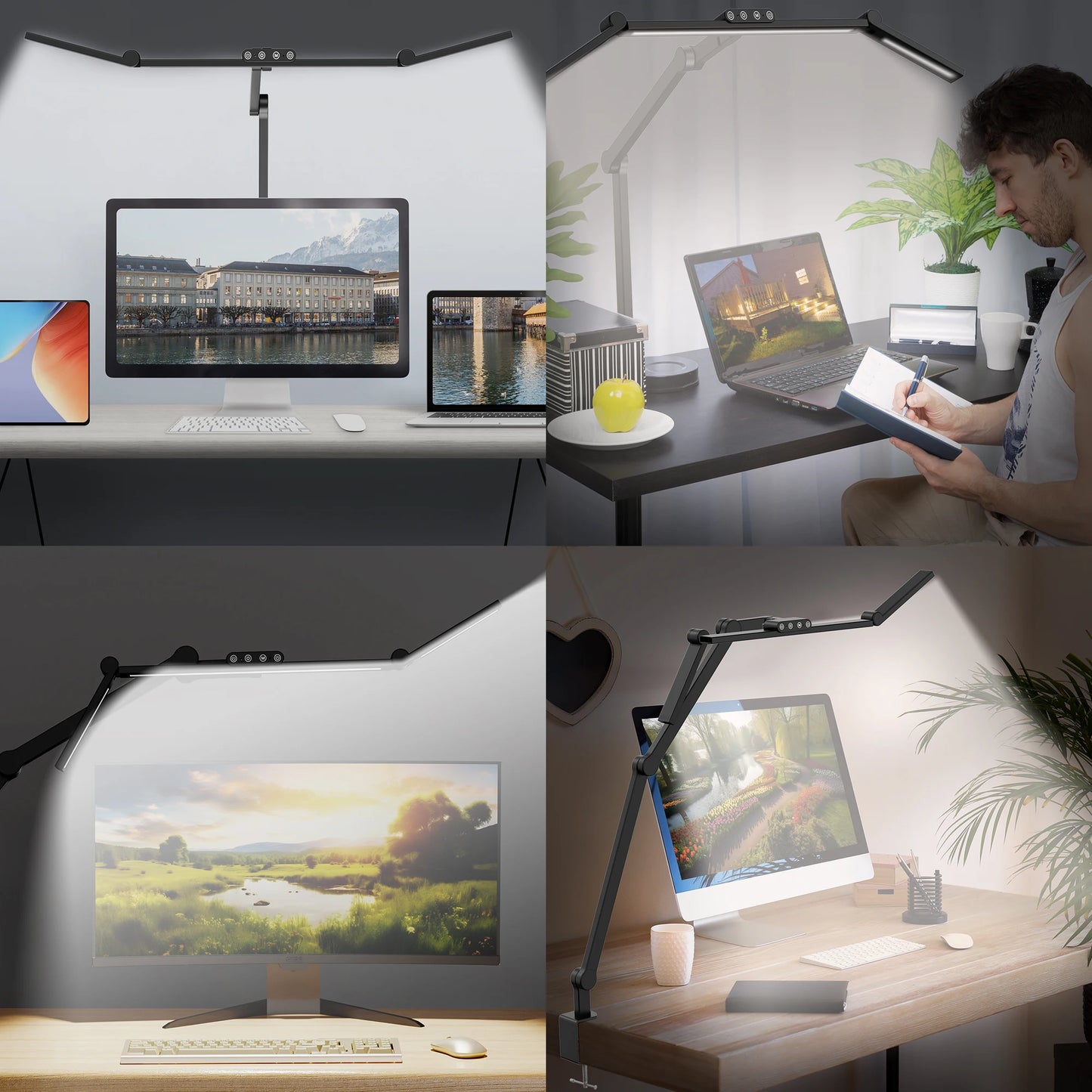 Led Desk Lamp with Clamp, Architect Desk Lamp for Home Office
