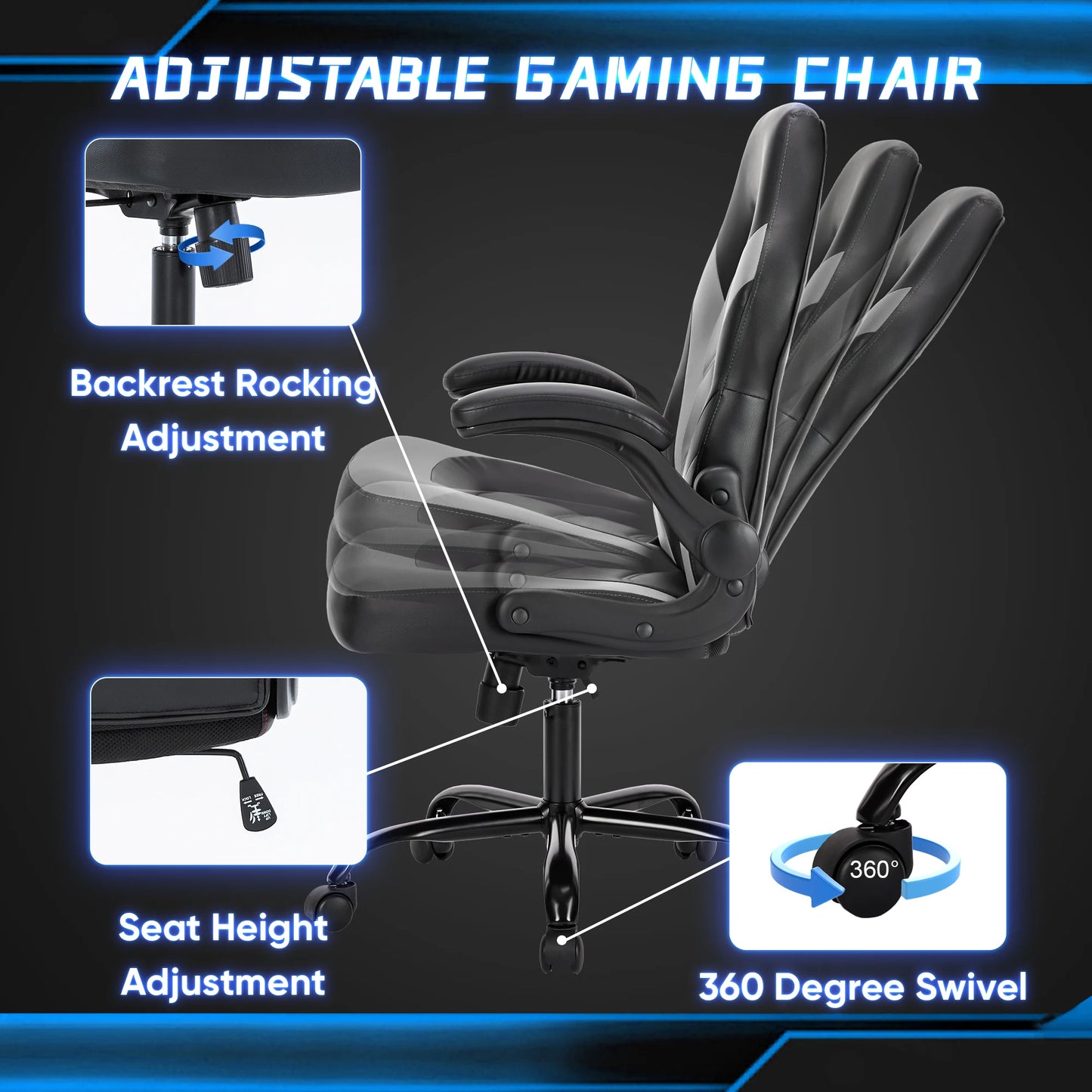 Computer Home Gaming Desk Chair