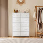 Bedside Table/Chest With 10 Fabric Drawers