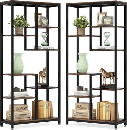 6-Tier Tall Bookshelf Bookcase