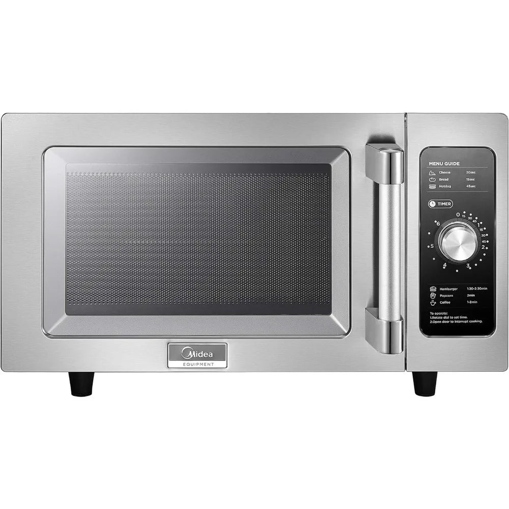 Counter To Microwave Oven with Dial, 1000 W, Stainless Steel.9 Cu Ft