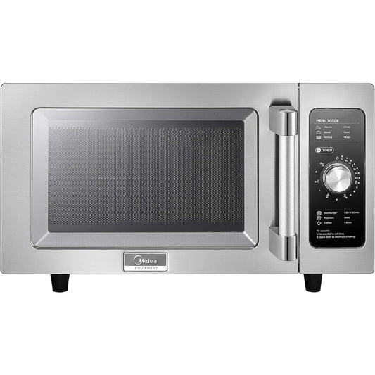 Counter To Microwave Oven with Dial, 1000 W, Stainless Steel.9 Cu Ft