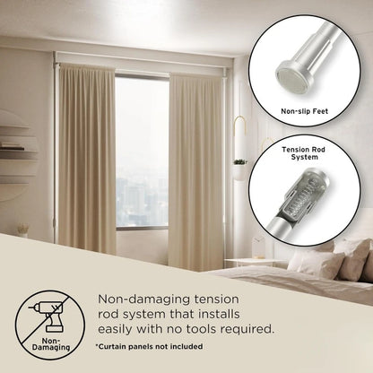 Expandable Curtain Rod and Room Divider