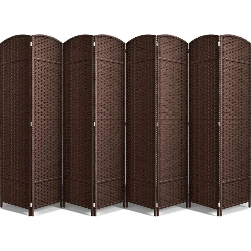 8 Panel Room Divider 6 ft. Tall - Privacy Screen
