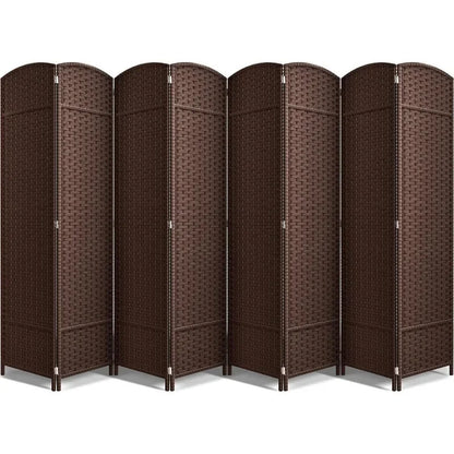 8 Panel Room Divider 6 ft. Tall - Privacy Screen
