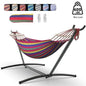 Hammock Bed with Adjustable Stand & Storage Bag, 600lb Capacity