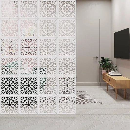 24 PCS Hanging Room Divider, Decorative Thick Wall Screen Panels