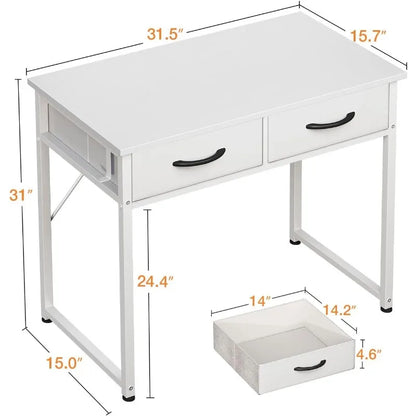 32 Inch Computer Desk with Headphone Hook