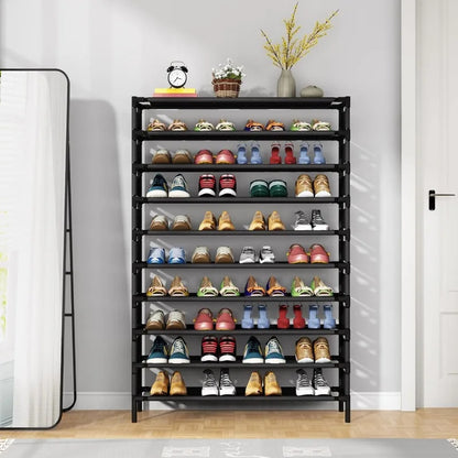 10 Tiers Shoe Rack/Shelf/Organizer for 50 Pairs