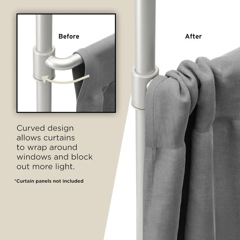 Expandable Curtain Rod and Room Divider