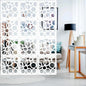 24 PCS Hanging Room Divider, Decorative Thick Wall Screen Panels