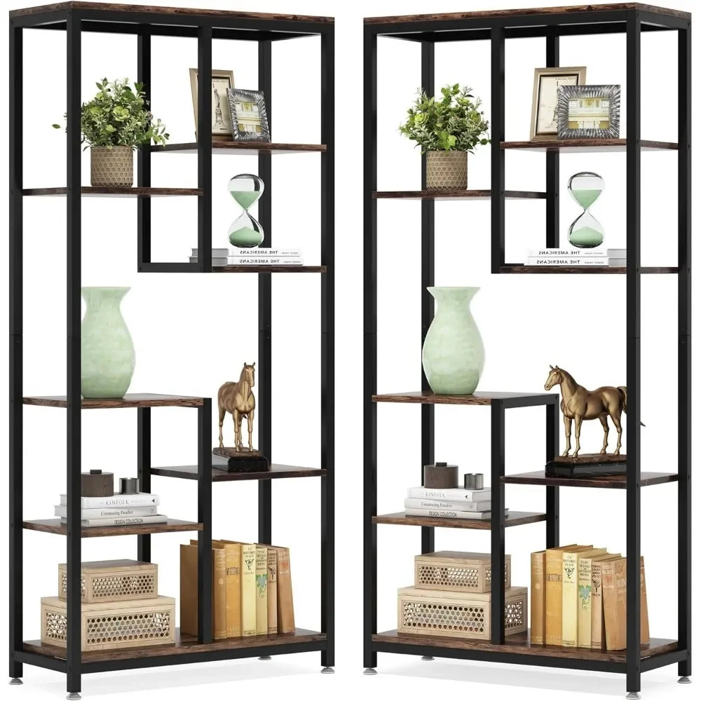 6-Tier Tall Bookshelf Bookcase