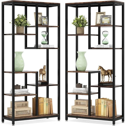6-Tier Tall Bookshelf Bookcase