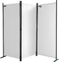 67" W x 65" H Room Divider, 3-Panel Folding Privacy Screen