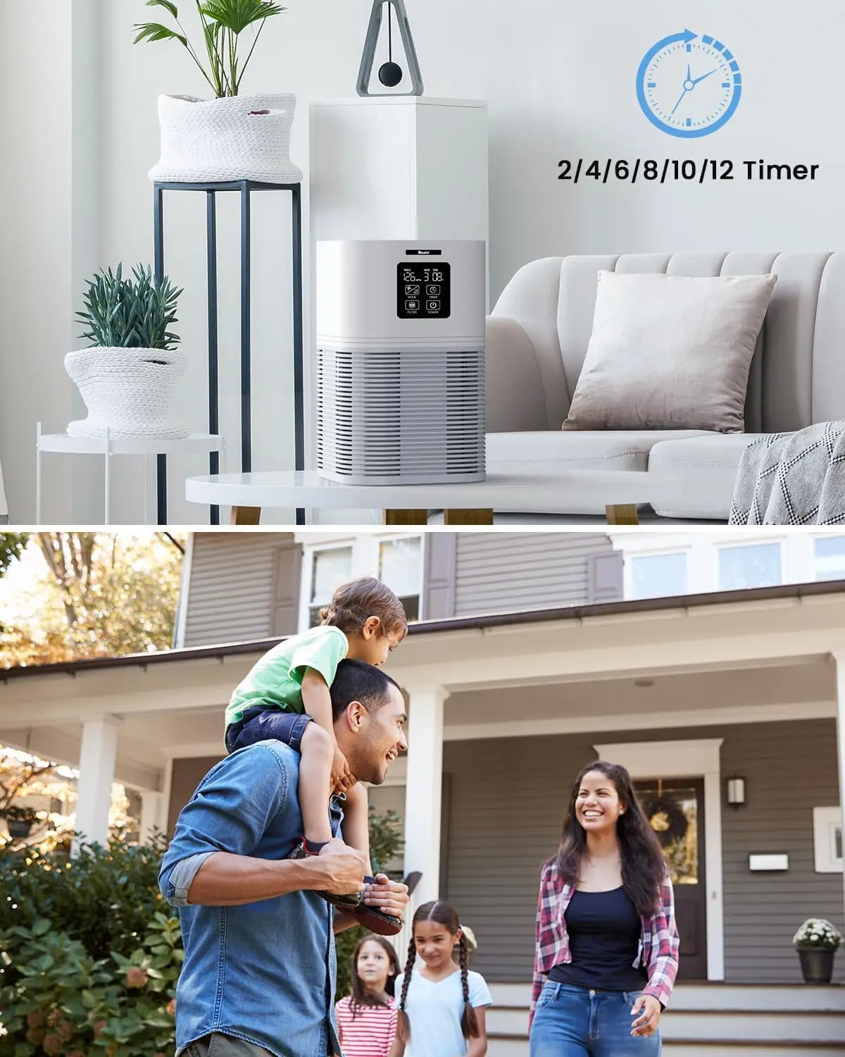2 in 1 Air Purifier & Aromatherapy diffuser