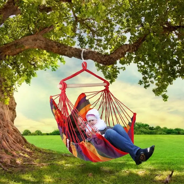 265 Lbs Portable Canvas  Seat Hammock Chair