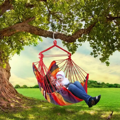 265 Lbs Portable Canvas  Seat Hammock Chair