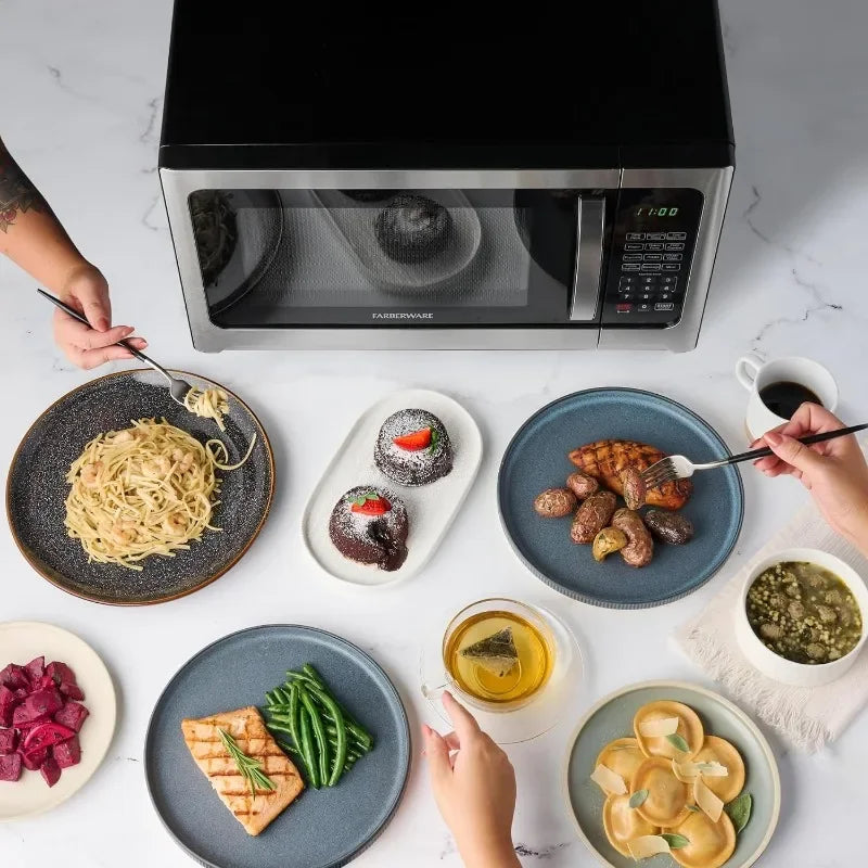 1.2 Cu.Ft. Microwave Oven, 1000 Watt with LED Lighting