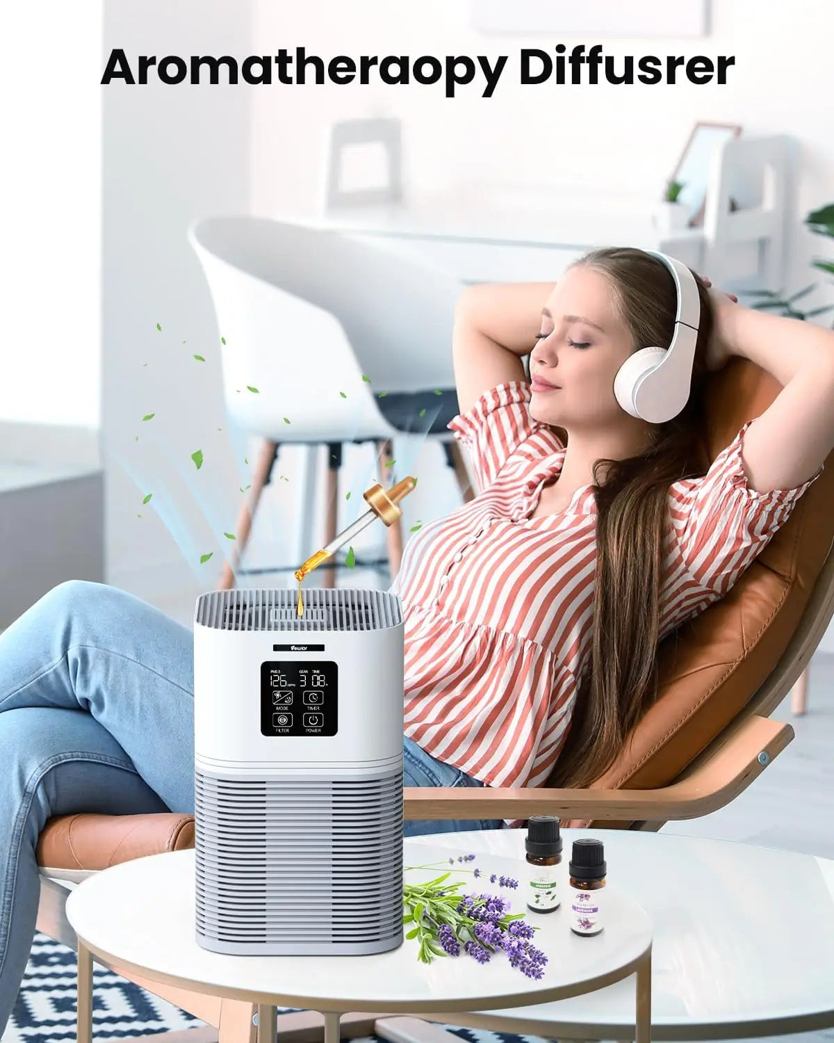 2 in 1 Air Purifier & Aromatherapy diffuser