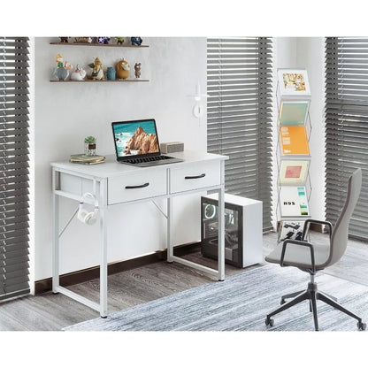 32 Inch Computer Desk with Headphone Hook