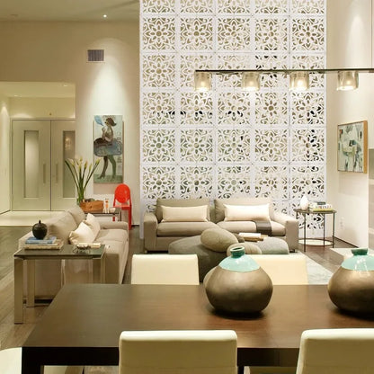 24 PCS Hanging Room Divider, Decorative Thick Wall Screen Panels