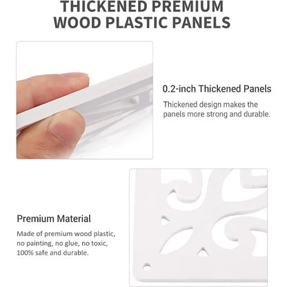 24 PCS Hanging Room Divider, Decorative Thick Wall Screen Panels
