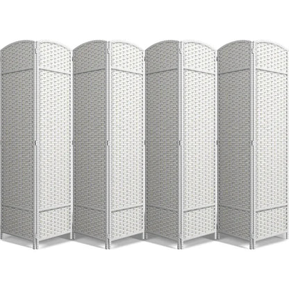 8 Panel Room Divider 6 ft. Tall - Privacy Screen