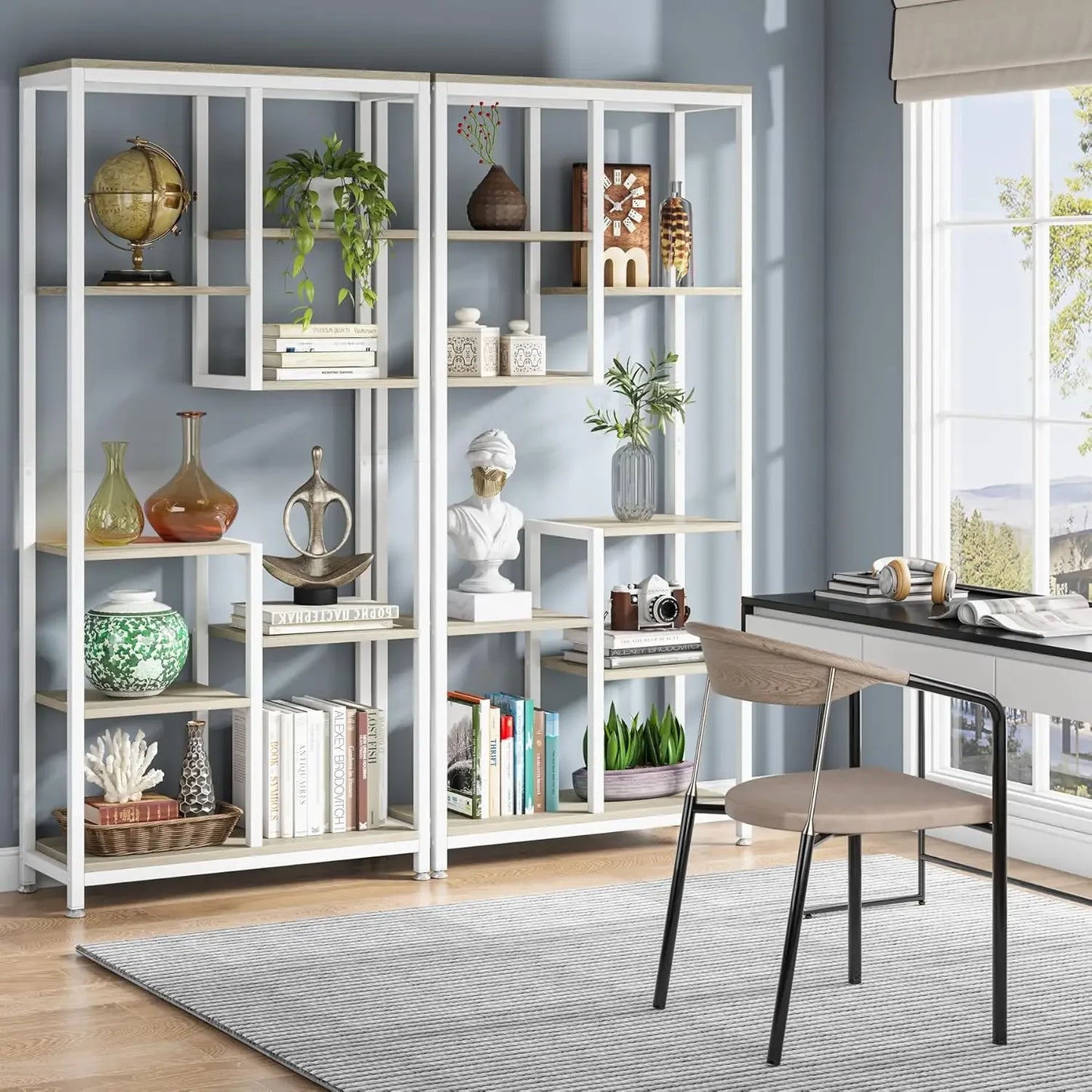 6-Tier Tall Bookshelf Bookcase