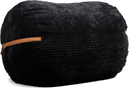 6 Feet Giant Foam Filled Bean Bag Chair with Removable Cover