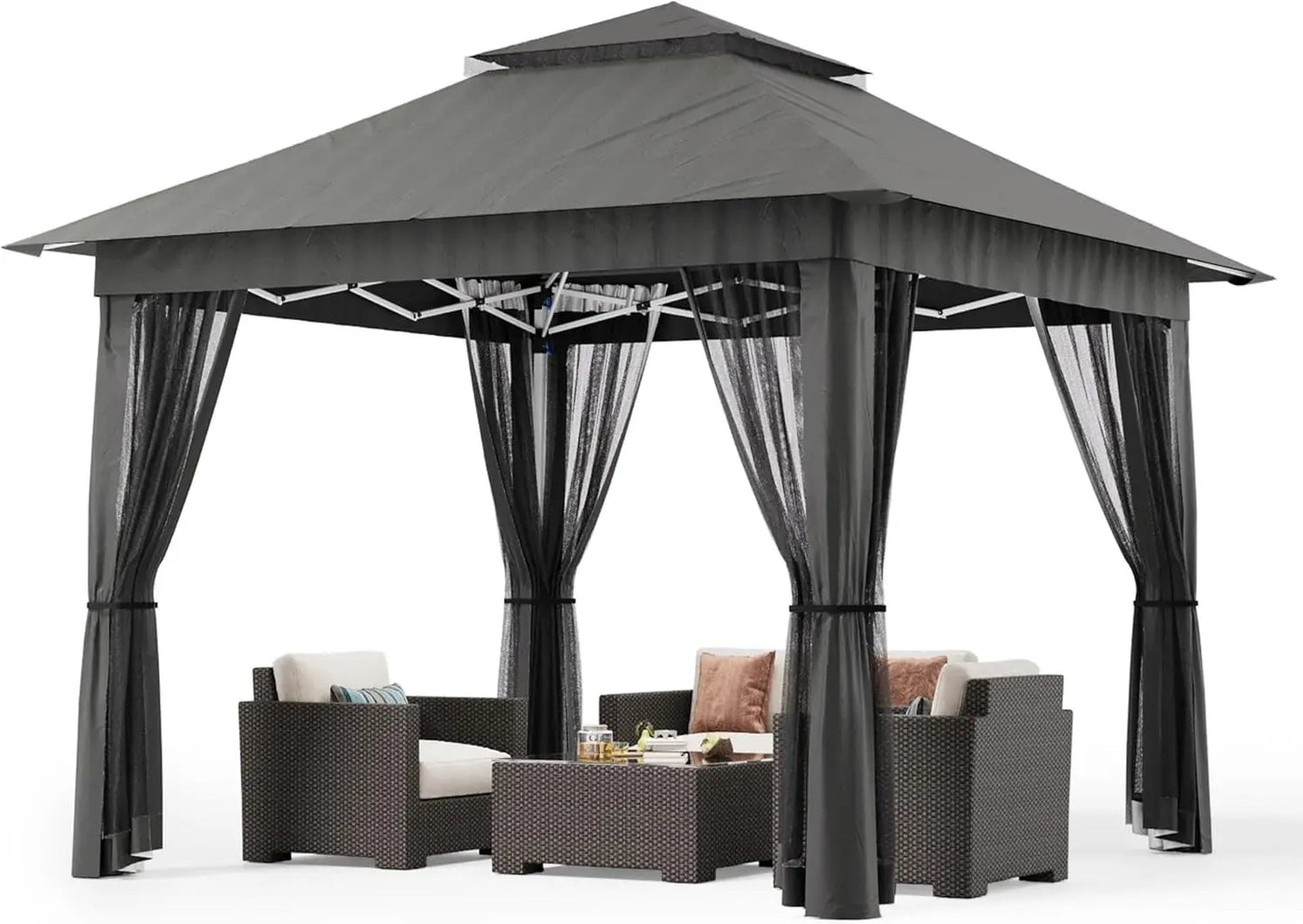 Pop Up Outdoor Gazebo Tent/Canopy with Mosquito Netting