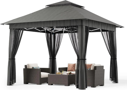 Pop Up Outdoor Gazebo Tent/Canopy with Mosquito Netting