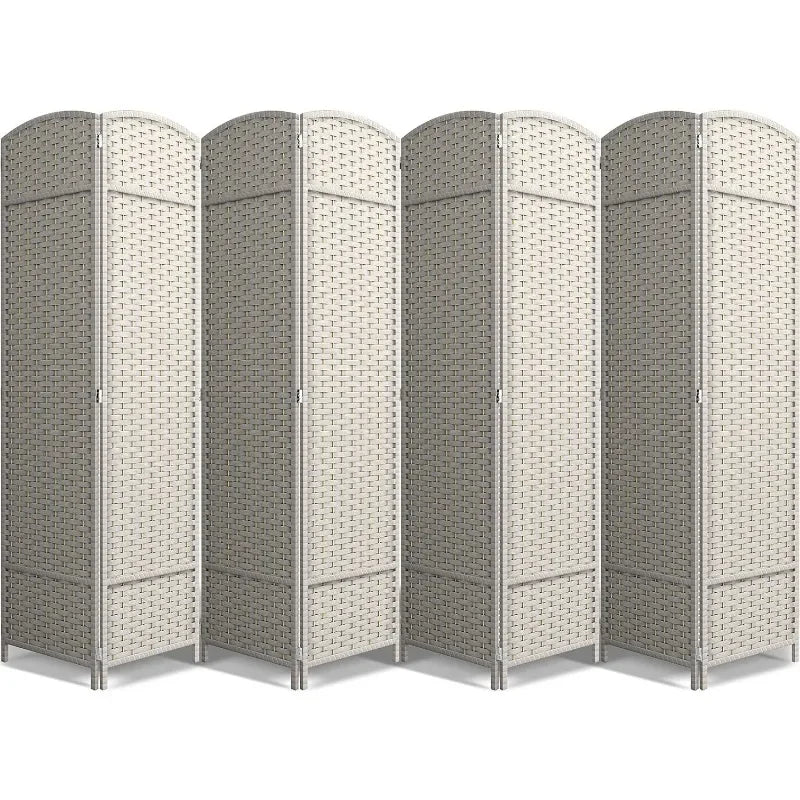 8 Panel Room Divider 6 ft. Tall - Privacy Screen