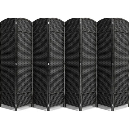8 Panel Room Divider 6 ft. Tall - Privacy Screen