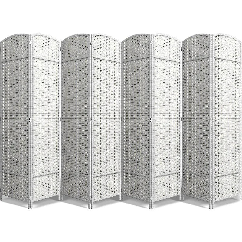 8 Panel Room Divider 6 ft. Tall - Privacy Screen
