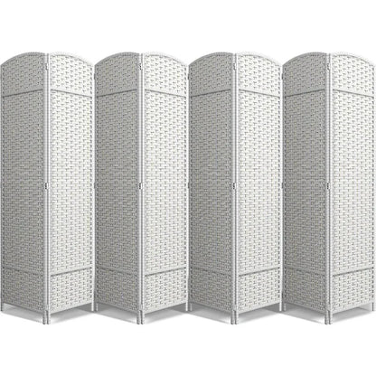 8 Panel Room Divider 6 ft. Tall - Privacy Screen