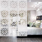 24 PCS Hanging Room Divider, Decorative Thick Wall Screen Panels