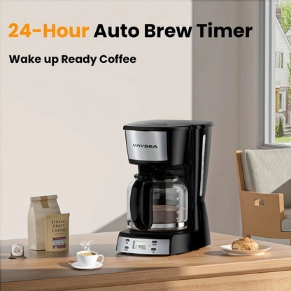 12 Cup Programmable Coffee Maker, Auto Shut off
