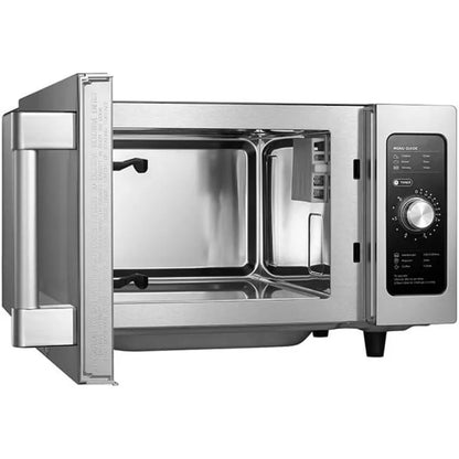 Counter To Microwave Oven with Dial, 1000 W, Stainless Steel.9 Cu Ft