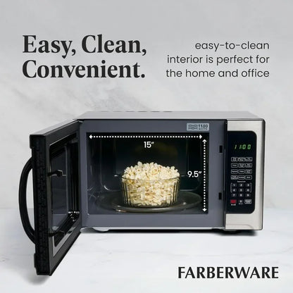 1.2 Cu.Ft. Microwave Oven, 1000 Watt with LED Lighting