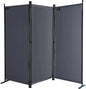 67" W x 65" H Room Divider, 3-Panel Folding Privacy Screen