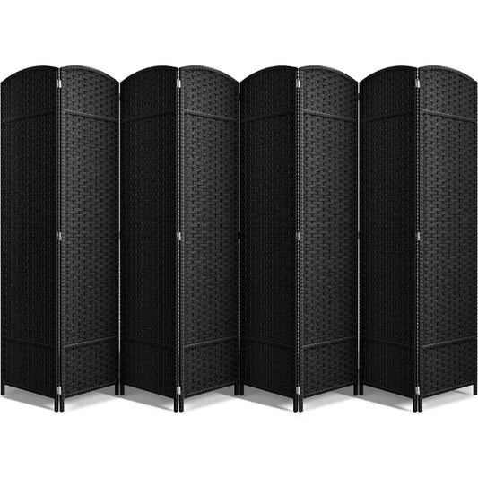 8 Panel Room Divider 6 ft. Tall - Privacy Screen