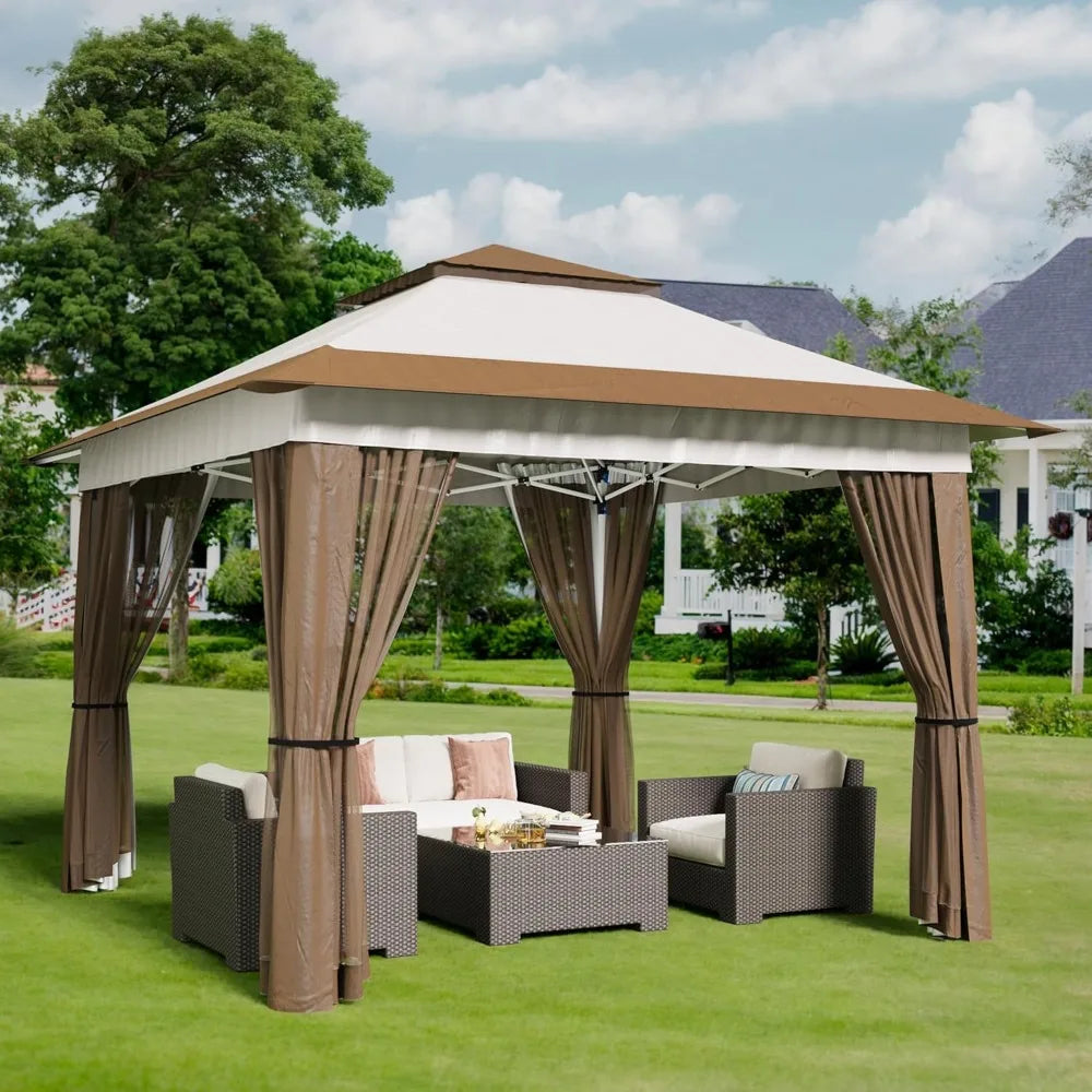 Pop Up Outdoor Gazebo Tent/Canopy with Mosquito Netting
