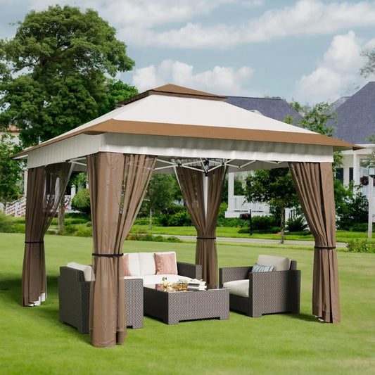 Pop Up Outdoor Gazebo Tent/Canopy with Mosquito Netting